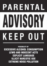 Parental Advisory (Keep Out) - Art Print | Movie Poster Prints from Posterazzi
