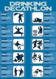 Drinking Decathlon - Art Print | Movie Poster Prints from Posterazzi