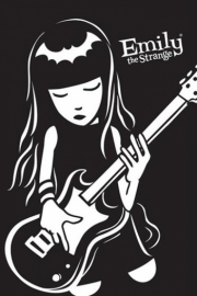 Emily the Strange - guitar - Art Print | Movie Poster Prints from Posterazzi