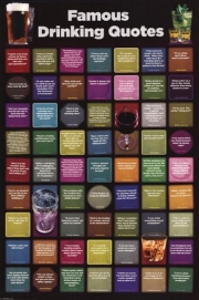 Famous Drinking Quotes - Art Print | Movie Poster Prints from Posterazzi