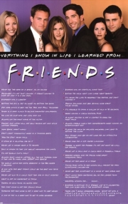 Friends: Everything I Know... - Art Print | Movie Poster Prints from Posterazzi
