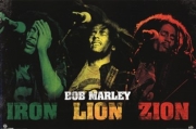 Bob Marley - Iron Lion Zion - Art Print | Movie Poster Prints from Posterazzi