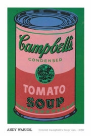 "Colored Campbell's Soup Can, c.1965" - Art Print by Andy Warhol | Movie Poster Prints from Posterazzi