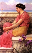 Absence Makes the Heart Grow Fonder - Art Print by John William Godward | Movie Poster Prints from Posterazzi