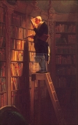 Bookworm - Art Print by Carl Spitzweg | Movie Poster Prints from Posterazzi