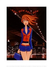 City Girls IV - Art Print by Teo Tarras | Movie Poster Prints from Posterazzi