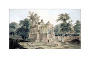 Hindu Temple in the Fort of Rohtas - Art Print by William Daniell | Movie Poster Prints from Posterazzi