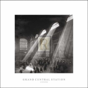 "Grand Central Station, Evening" - Art Print by Sir Edward Hulton | Movie Poster Prints from Posterazzi