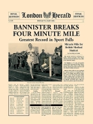 Four Minute Mile - Art Print | Movie Poster Prints from Posterazzi