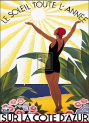 Sur la Cote D'Azur - Art Print by Rodger Broders | Movie Poster Prints from Posterazzi