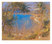 Albert Goodwin Albert Goodwin - Port Antonio, Jamaica Size 34x27 34 x 27 Poster Print