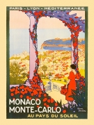 Monte Carlo Monaco - Art Print by Rodger Broders | Movie Poster Prints from Posterazzi