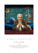 Albert Einstein - Art Print by William Meijer | Movie Poster Prints from Posterazzi