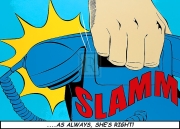 Slamm! - Art Print by Deborah Azzopardi | Movie Poster Prints from Posterazzi