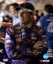 Jamie McMurray portrait with Crown Royal uniform with big grin - Art Print | Movie Poster Prints from Posterazzi