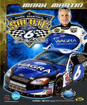 "2006 Mark Martin collage- car, number, driver and signature" - Art Print | Movie Poster Prints from Posterazzi