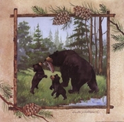 Black Bears III - Art Print by Anita Phillips | Movie Poster Prints from Posterazzi