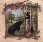 Black Bears II - Art Print by Anita Phillips | Movie Poster Prints from Posterazzi