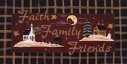 "Faith, Family, Friends" - Art Print by Jo Moulton | Movie Poster Prints from Posterazzi