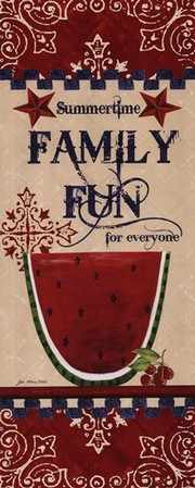 Family Fun - Art Print by Jo Moulton | Movie Poster Prints from Posterazzi