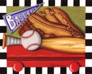 Baseball - Art Print by Kathy Middlebrook | Movie Poster Prints from Posterazzi