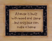 A House Is Built - Art Print by Karen Tribett | Movie Poster Prints from Posterazzi