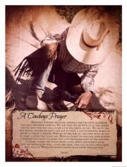 A Cowboys Prayer - Art Print by Shawnda Eva | Poster Prints from Posterazzi