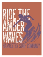 Amber Waves - Art Print by sam maxwell | Poster Prints from Posterazzi