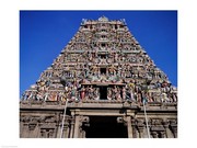 Carving on Sri Meenakshi Hindu Temple, Chennai, Tamil Nadu, India - Art Print | Poster Prints from Posterazzi