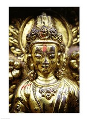 Close-up of a statue, Kathmandu, Nepal - Art Print | Poster Prints from Posterazzi