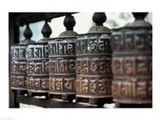 Close-up of prayer wheels, Kathmandu, Nepal - Art Print | Poster Prints from Posterazzi