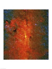 Center Of Milky Way Galaxy 18.00 x 24.00 Poster Print
