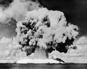 Atomic bomb explosion, Bikini Atoll, Marshall Islands, July 24, 1946 - Art Print | Poster Prints from Posterazzi