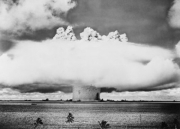 Atomic bomb explosion 24.00 x 18.00 Poster Print