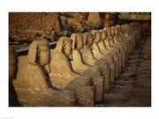 Avenue of the Sphinxes Karnak Temple Luxor Egypt 24.00 x 18.00 Poster Print