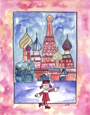 Girl In Russia - Art Print by Serena Bowman | Movie Poster Prints from Posterazzi