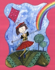 Reach for a Rainbow - Art Print by Serena Bowman | Movie Poster Prints from Posterazzi