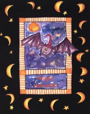 Halloween Bat - Art Print by Serena Bowman | Movie Poster Prints from Posterazzi