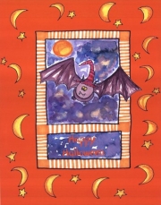 Halloween Bat - Art Print by Serena Bowman | Movie Poster Prints from Posterazzi