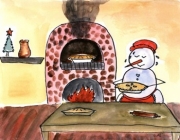 Baking Pies - Art Print by Serena Bowman | Movie Poster Prints from Posterazzi