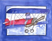 When Hippos Fly - Art Print by Serena Bowman | Movie Poster Prints from Posterazzi