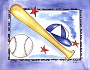Baseball - Art Print by Serena Bowman | Movie Poster Prints from Posterazzi