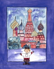 Boy In Russia - Art Print by Serena Bowman | Movie Poster Prints from Posterazzi
