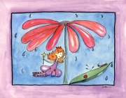 April Showers - Art Print by Serena Bowman | Movie Poster Prints from Posterazzi