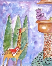 Romeo and Hippoet - Art Print by Serena Bowman | Movie Poster Prints from Posterazzi