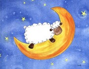 Goodnight Sheep - Art Print by Serena Bowman | Movie Poster Prints from Posterazzi
