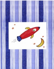 Rocket - Art Print by Serena Bowman | Movie Poster Prints from Posterazzi