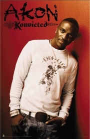 Akon - Konvicted Red - Art Print | Movie Poster Prints from Posterazzi
