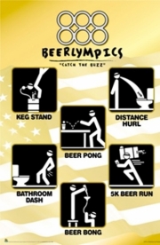 BeerLympics - Catch the Buzz?.. - Art Print | Movie Poster Prints from Posterazzi