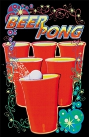 Beer Pong - (blacklight) - Art Print | Movie Poster Prints from Posterazzi